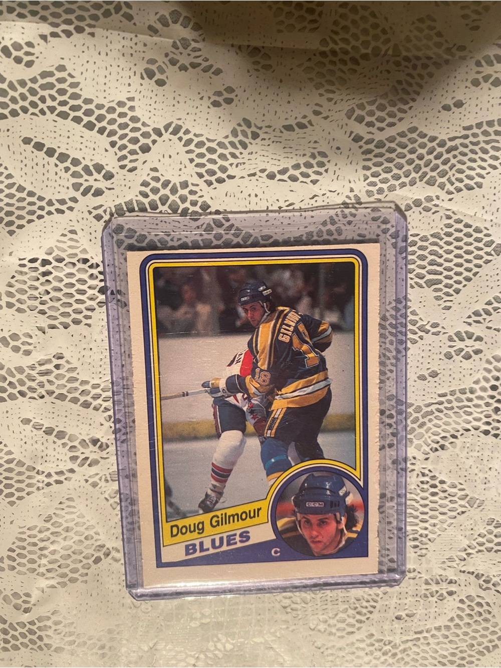 Beautiful Doug Gilmour OPC Hockey Rookie card
